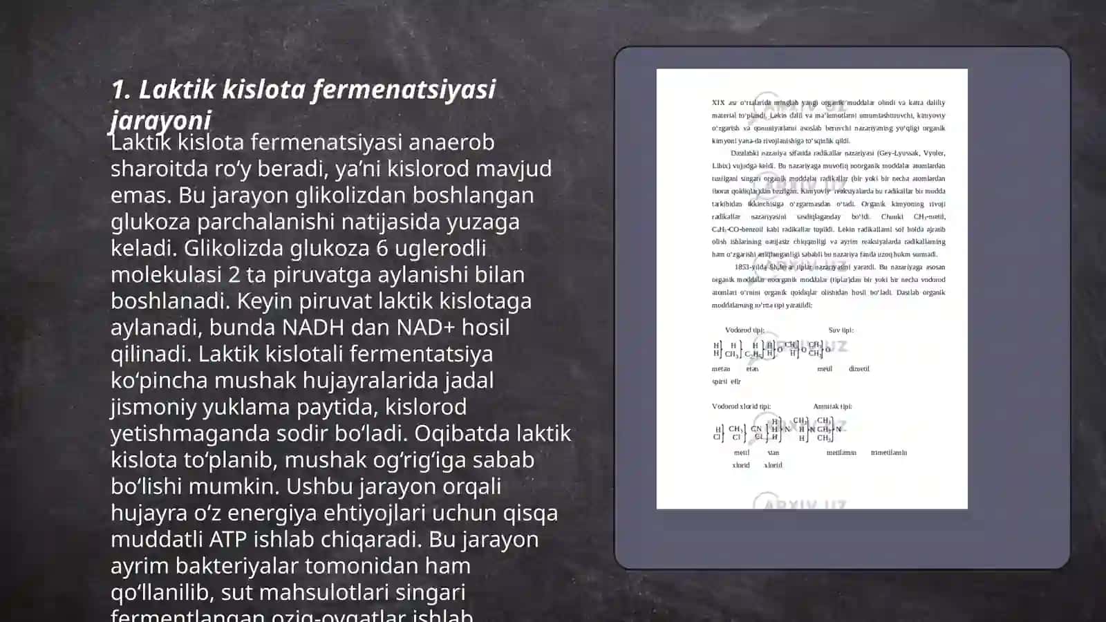 Fermentlarning organik sentiz jarayoni 3