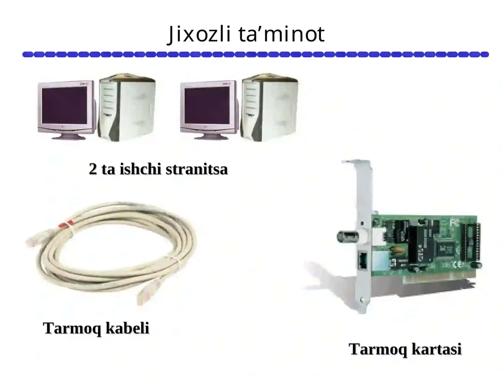 Tarmoq mantajlari va dasturiy ta'minoti 3
