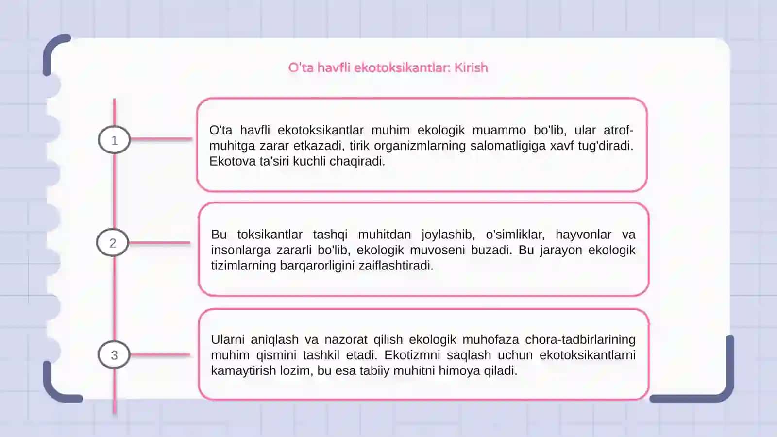 O'ta havfli ekotoksikantlar 3