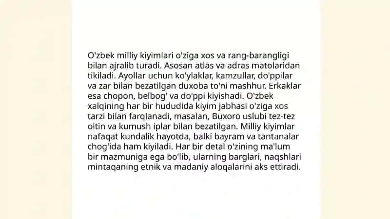 O'zbek milliy madanyatini shakilanish tarixi 3