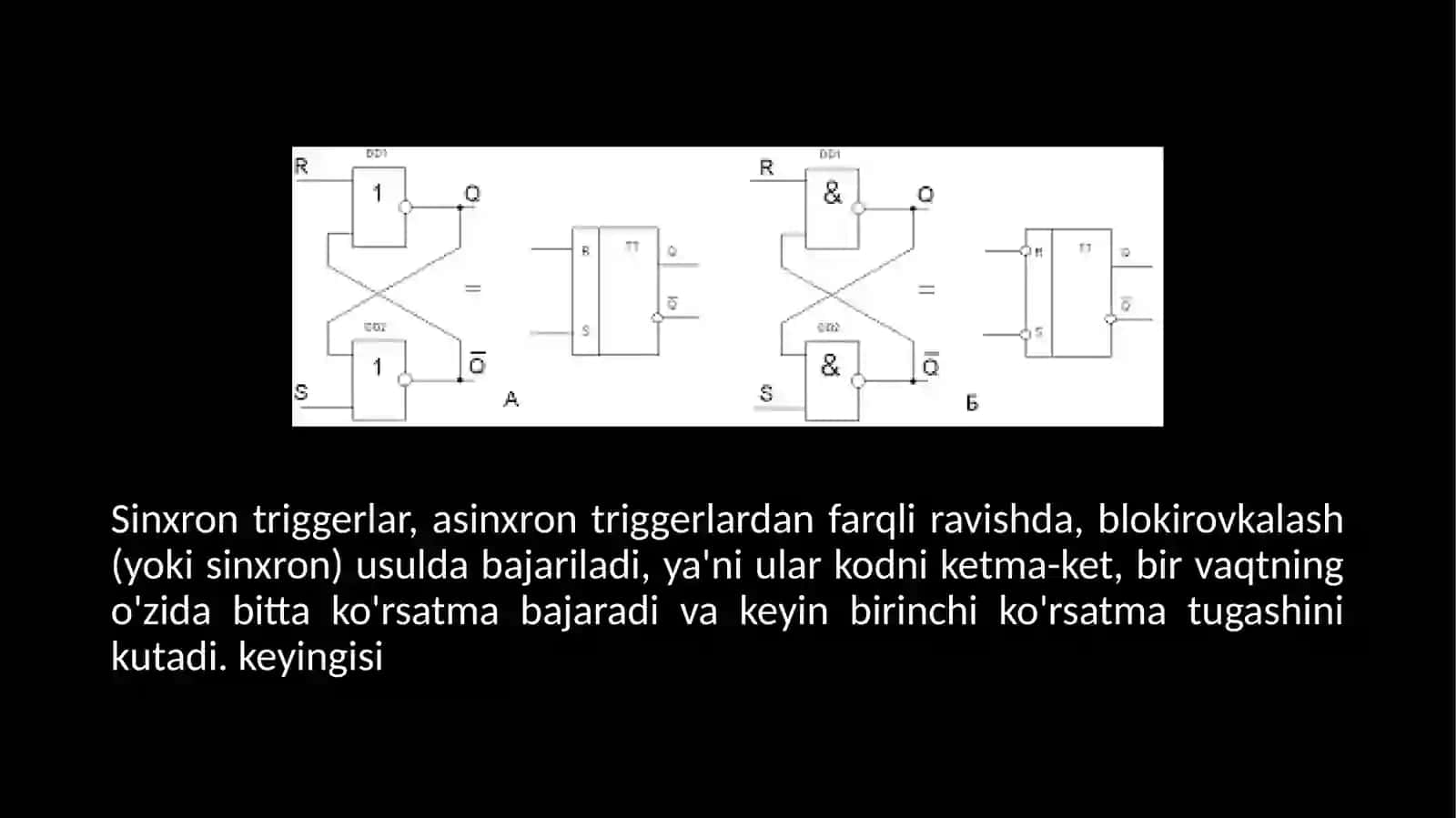 SINXRON TRIGGERLAR 3