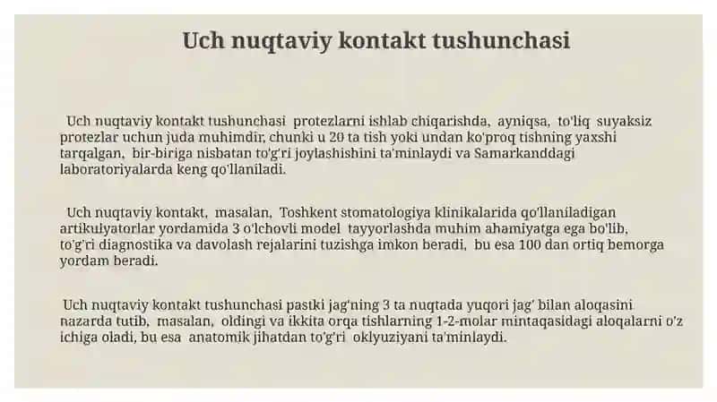 Uch Nuqta Kontaktsiyasi Konsepsiyasi 3