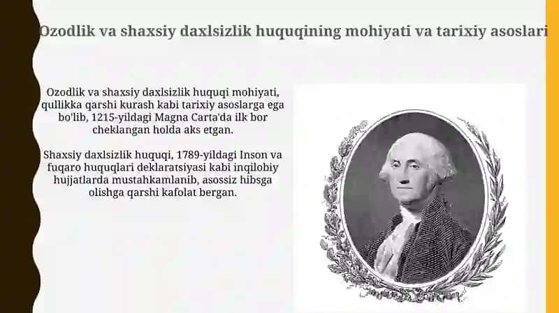 Ozodlik va shaxsiy daxlsizlik huquqi 3