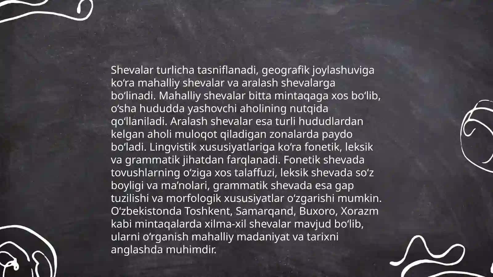 Shevalar morfologiyasi 3