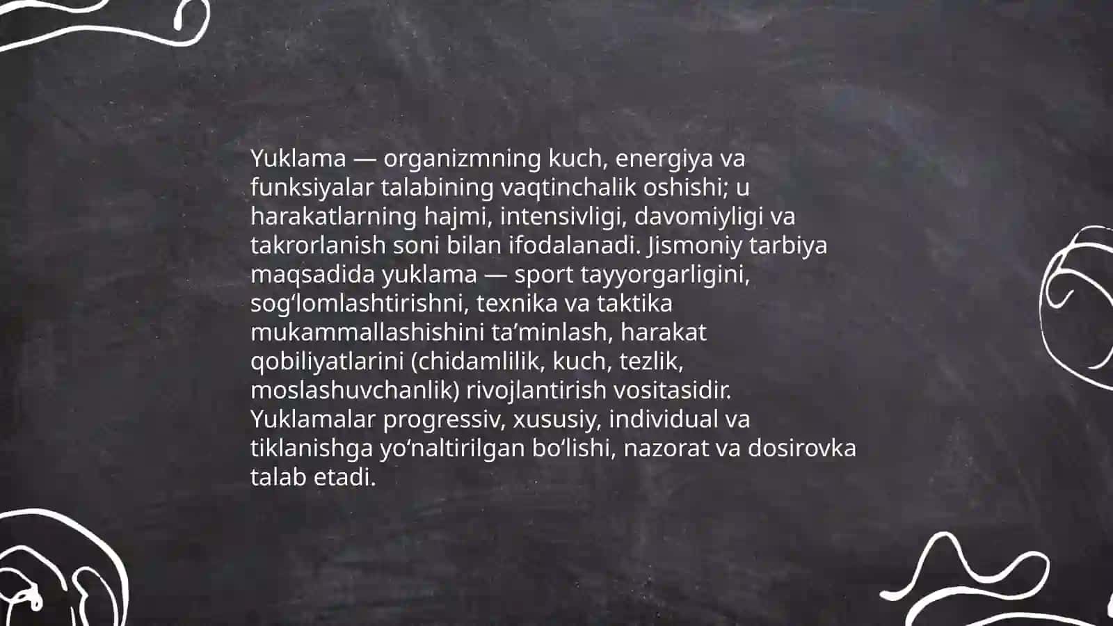 Yuklamalarining umumiy xususiyatlari va turlari 3