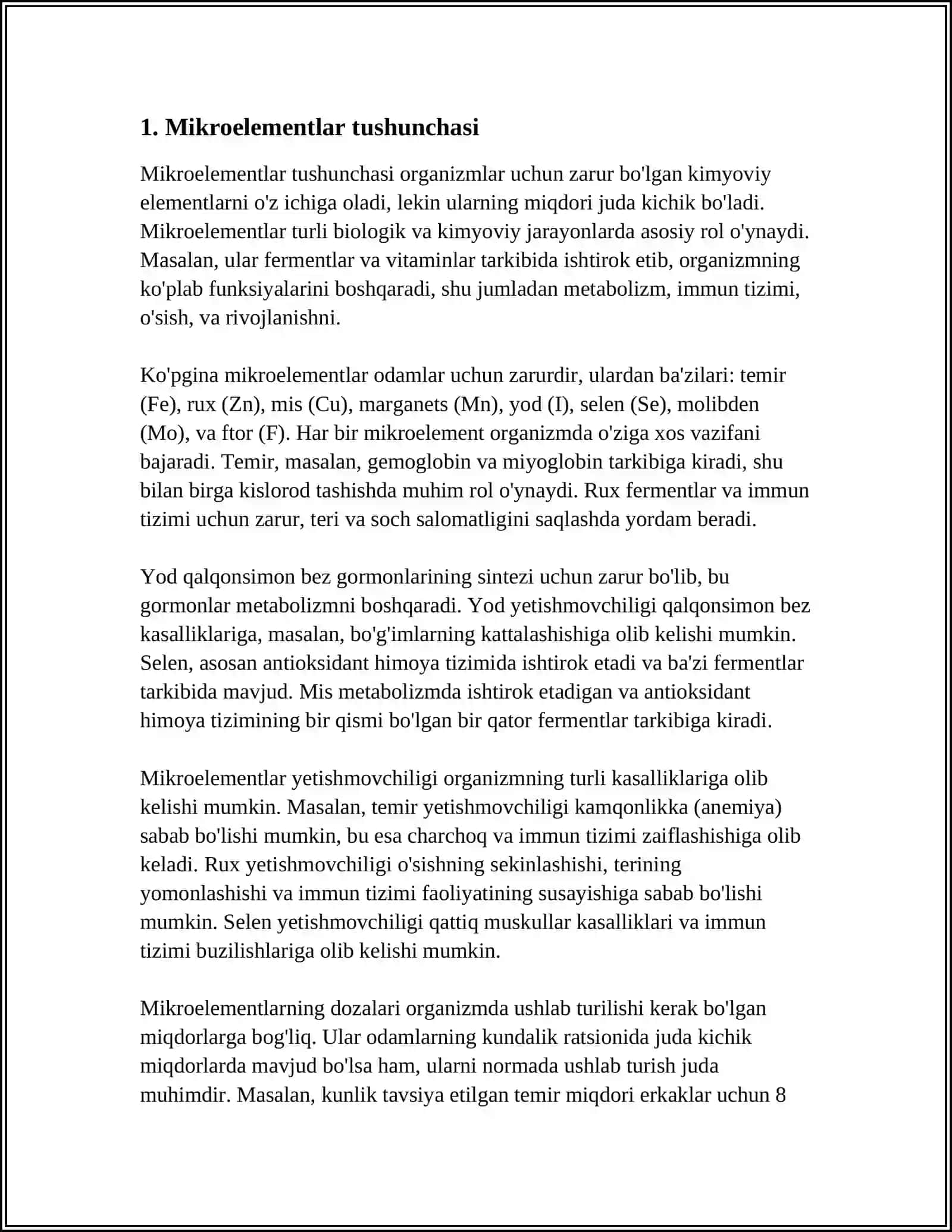 MIKRO ELEMENTLAR VA ULARNING XOJALIKDAGI AHAMIYATI 3