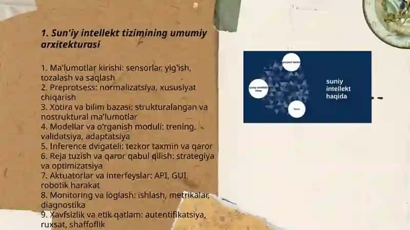Sun'iy intellekt strukturasining tuzilishi 3
