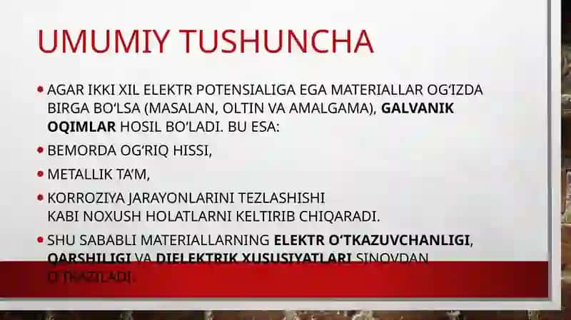 STOMATOLOGIK MATERIALARNING ELEKTRIK XOSSALARI 3