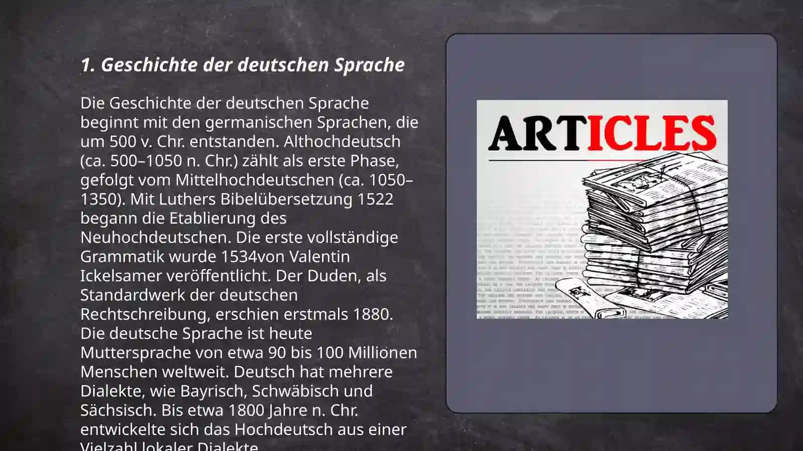 Geschichte der deutschen Sprache 3
