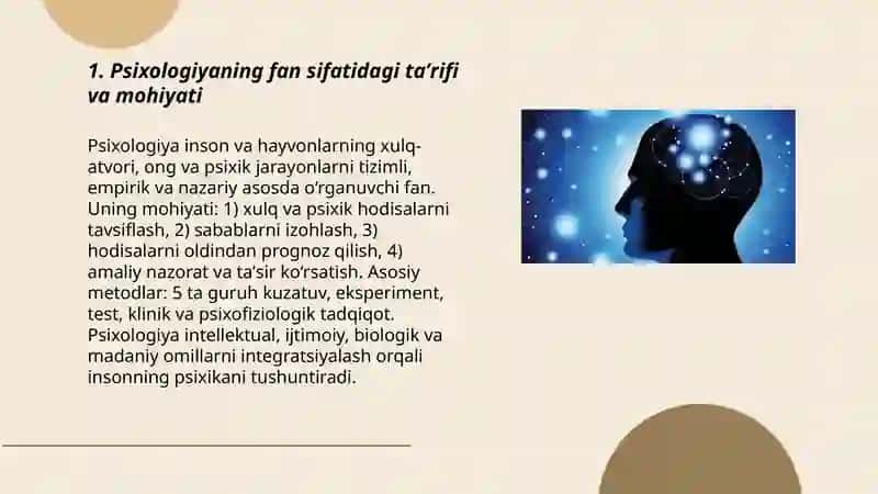 Psixologiya qanday fan 3