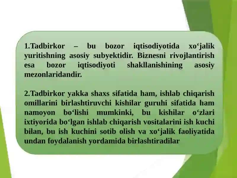 Tadbirkorlik faoliyatini legitimlash 3