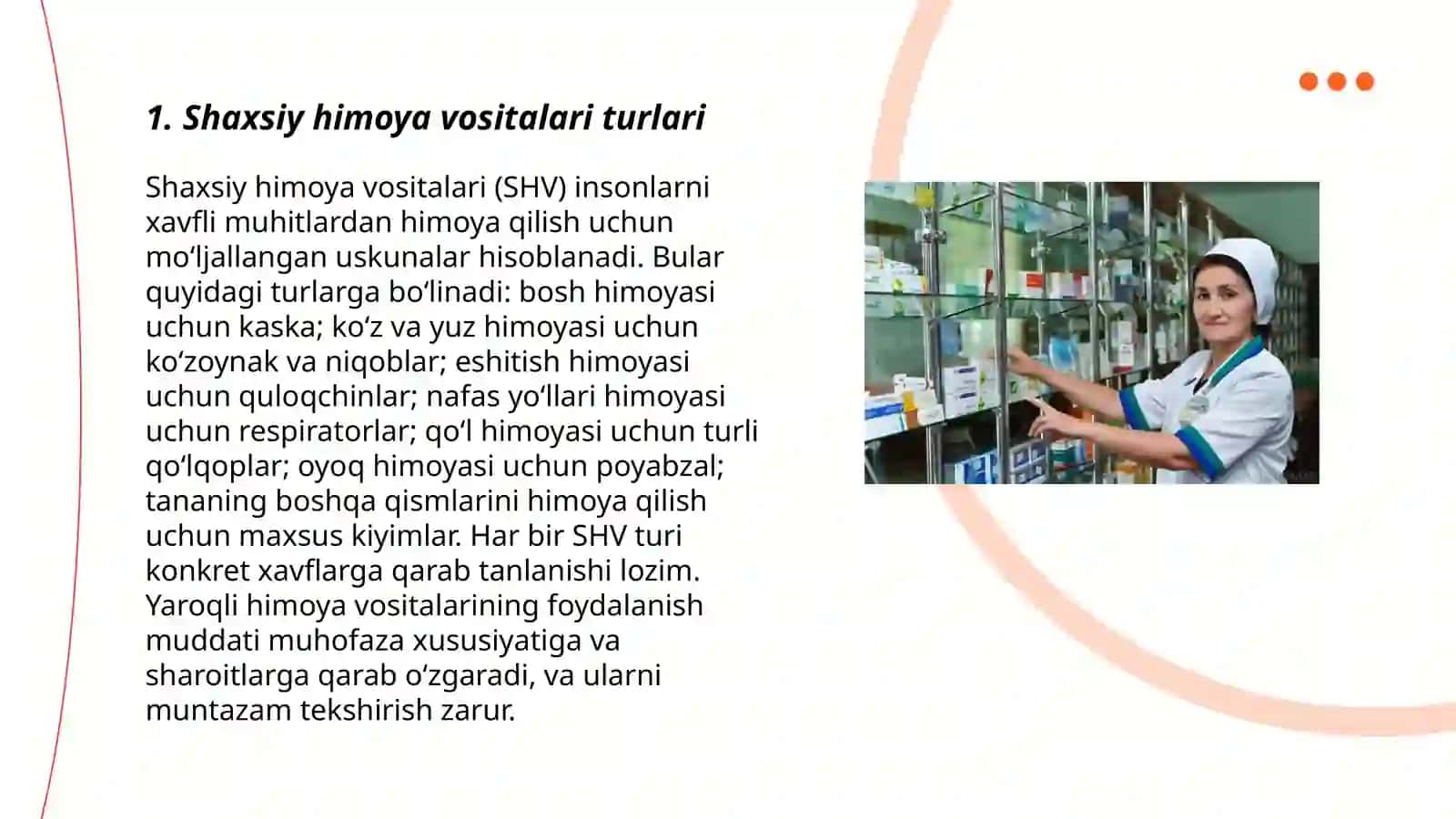 Shaxsiy himoya vositalari 3