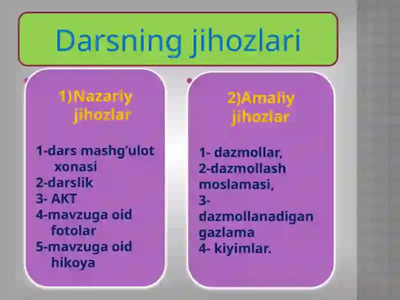 DAZMOL VA DAZMOLLASH USULLARI 3