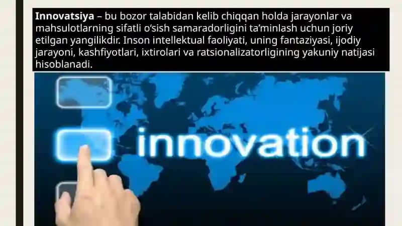 INNOVATSION RIVOJLANISH MODELLARI 3