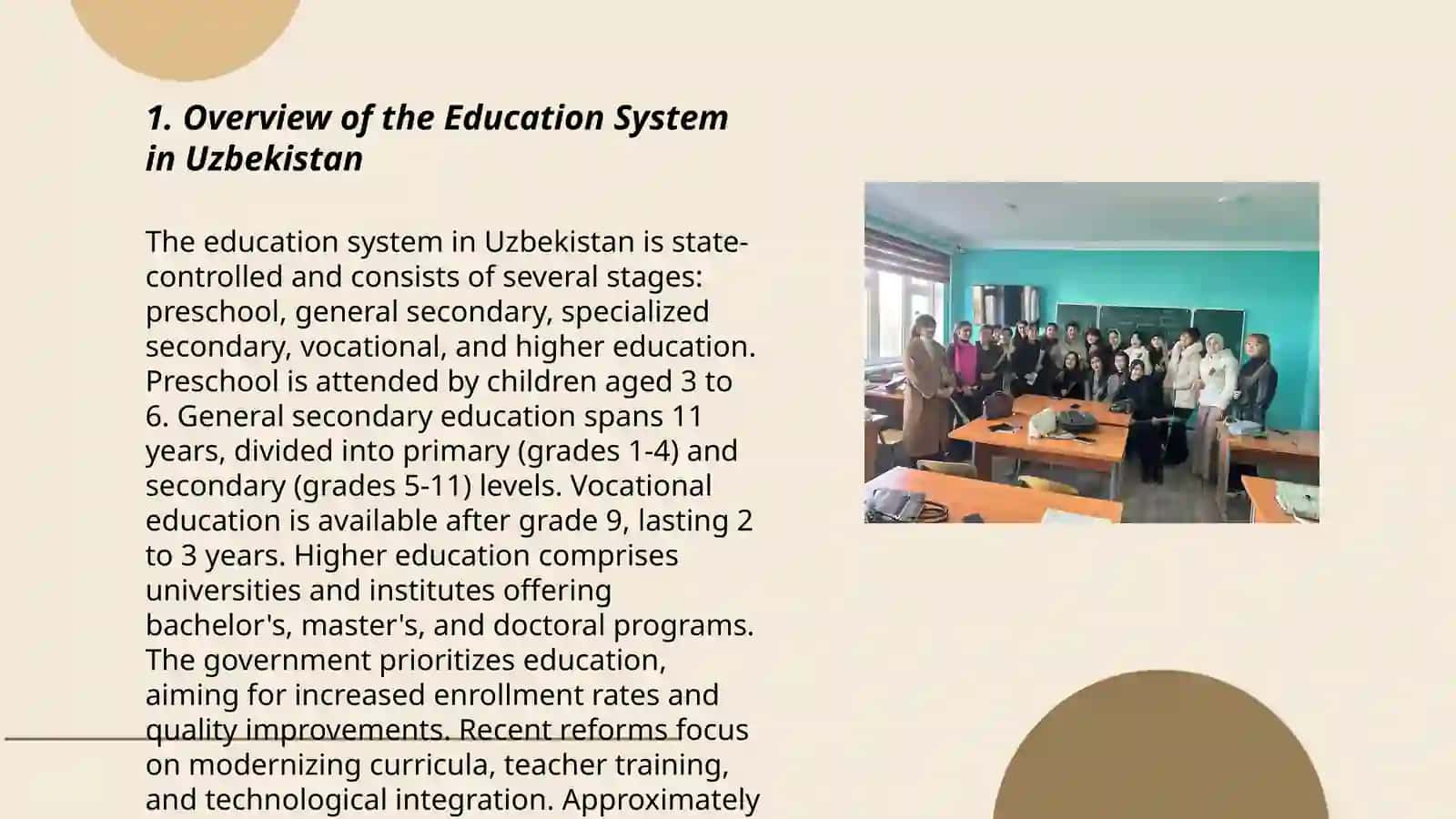 Student life in Uzbekistan ( Oʻzbekistonda taʼlim tizimi) 3