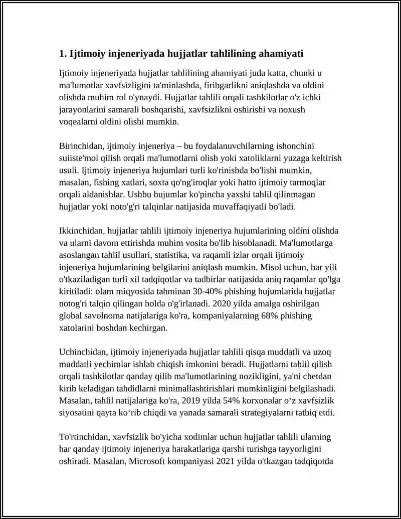 IJTIMOIY INJENERIYADA XUJJATLAR TAHLILI 3