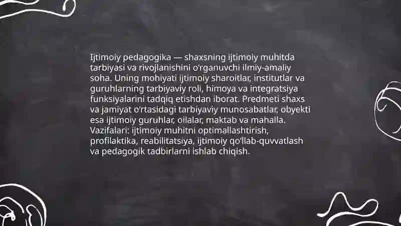 Ijtimoiy pedagogika asoslari 3