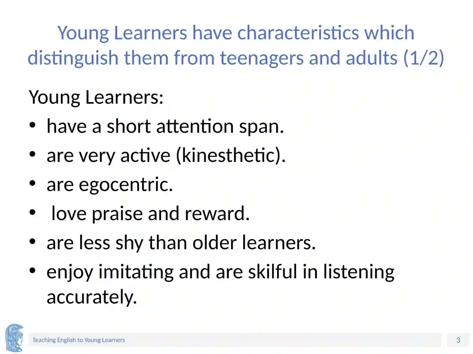 How to teach English for kids 3