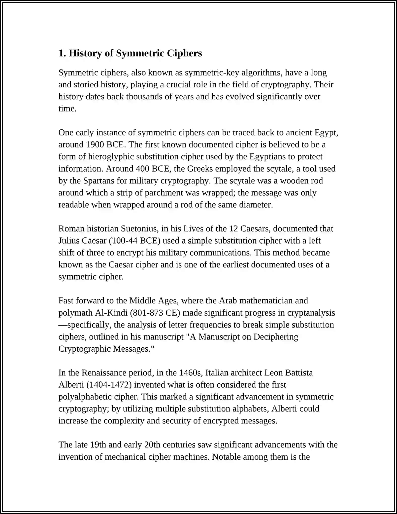 Symmetric and Asymmetric Ciphers 3