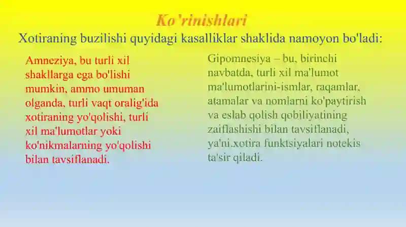 XOTIRANING BUZILISHI 3