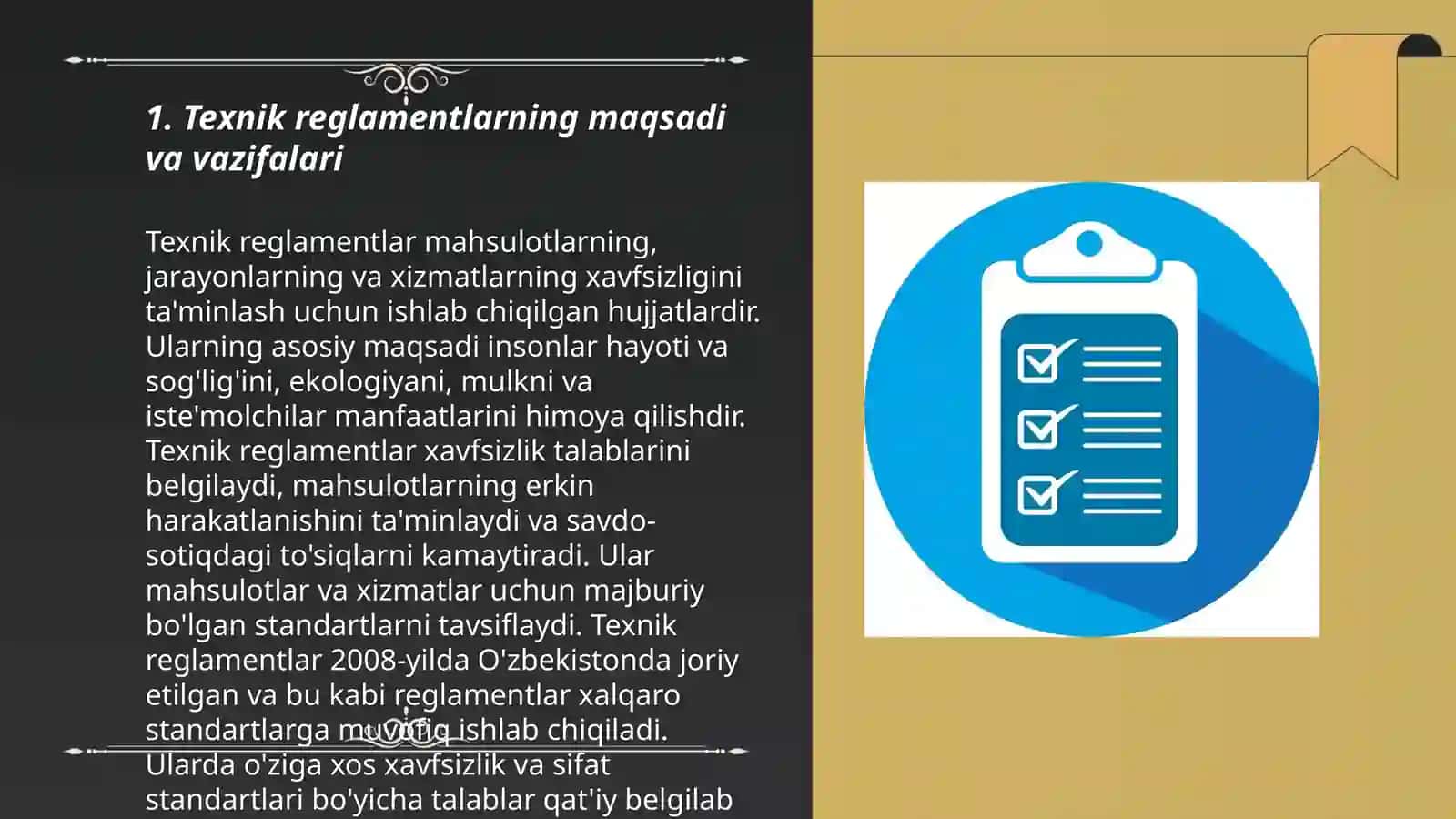 Texnik Reglamentlari 3