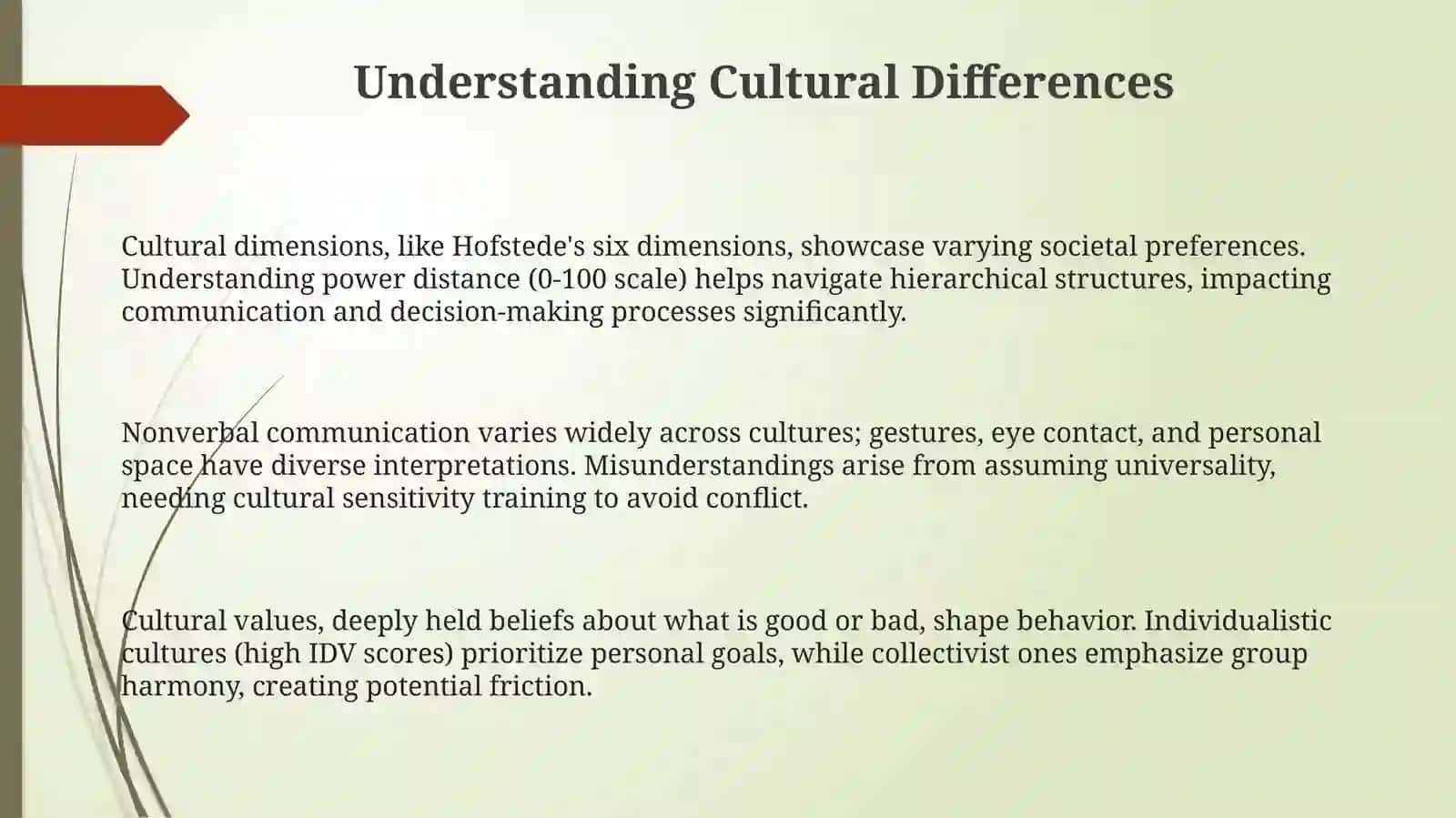 Culture and conflict 3