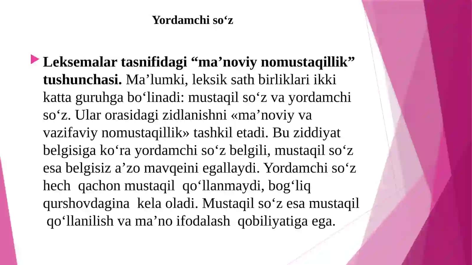 Yordamchi so‘zlar va ularning turlari 3