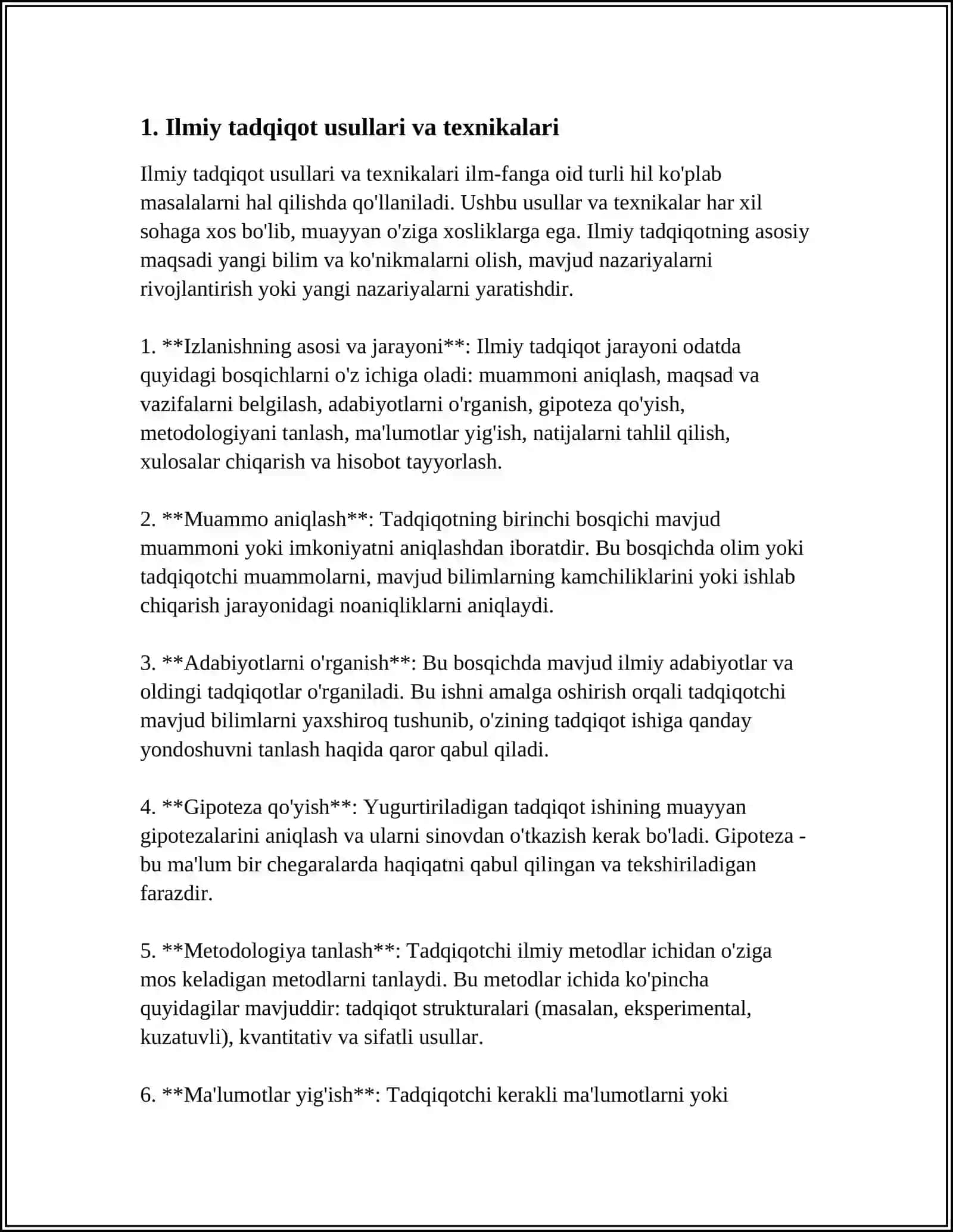 ILMIY TADQIQOT VA IJOD TIZIMIDA DALIL 3