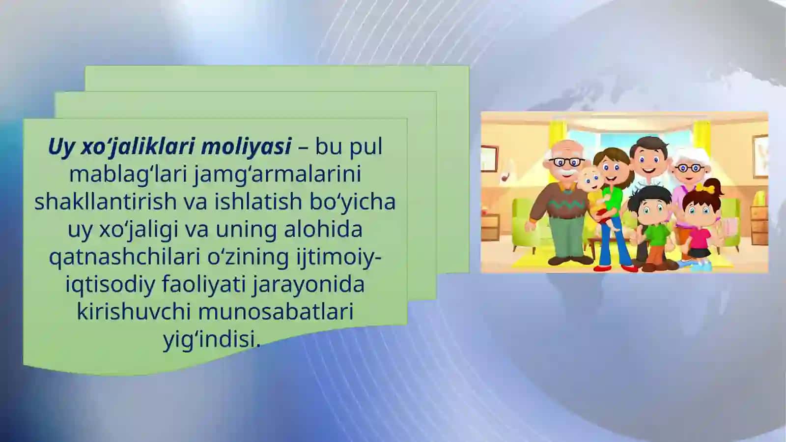 Uy xo'jaliklari moliyasi 3