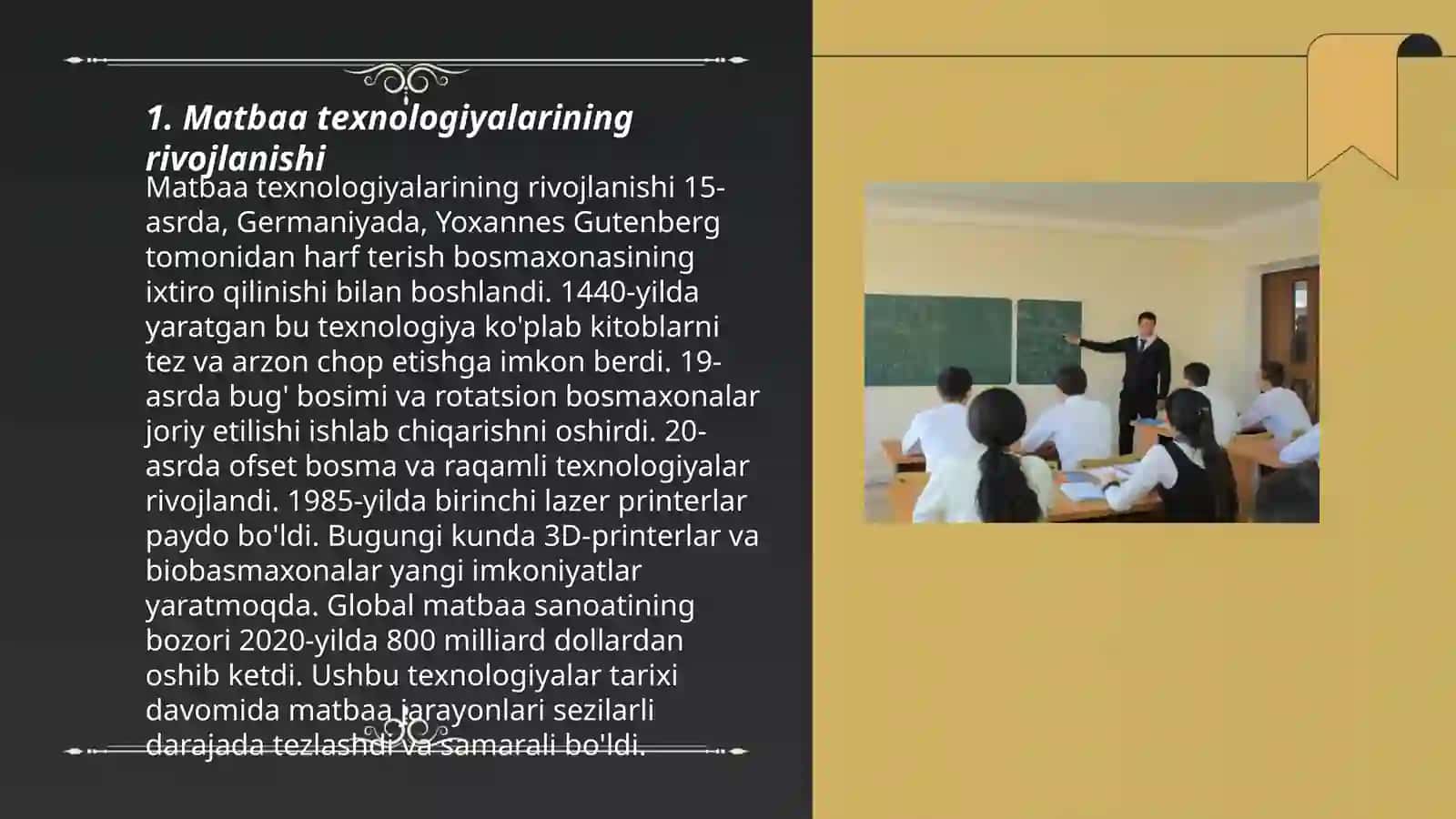 Matbaa texnologiyalarining rivojlanishi 3