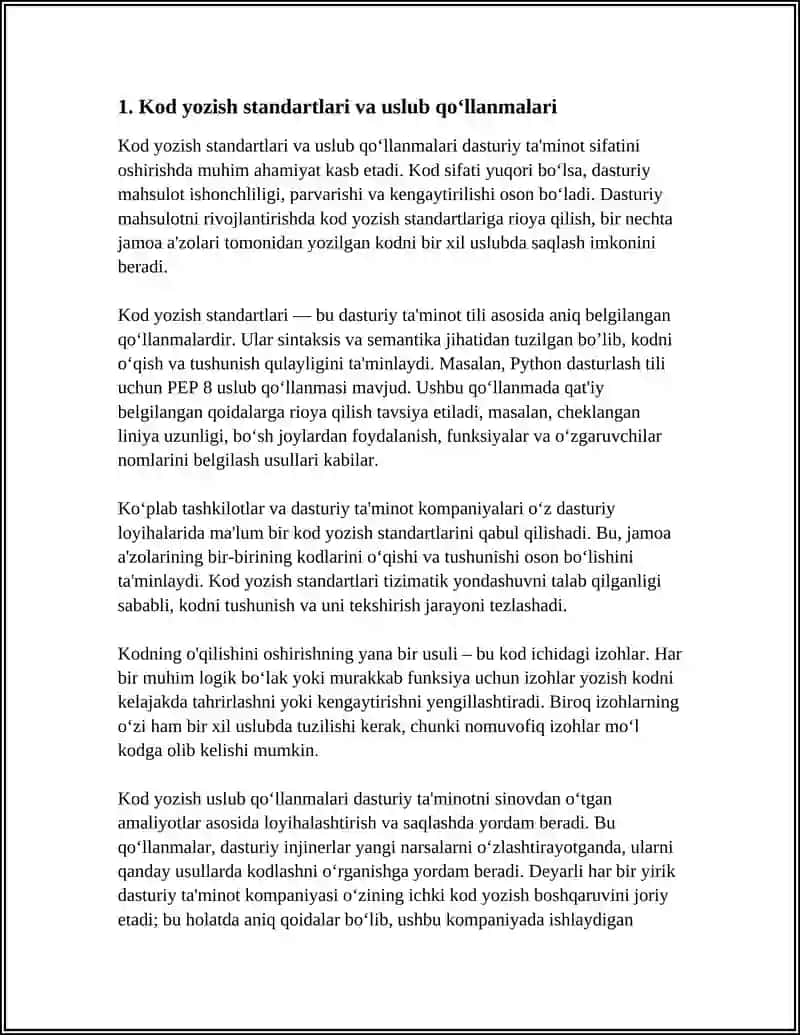 Kod Sifatini Oshirish Usullari 3