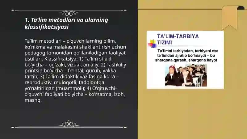 Taʼlim metodlari va vositalari 3