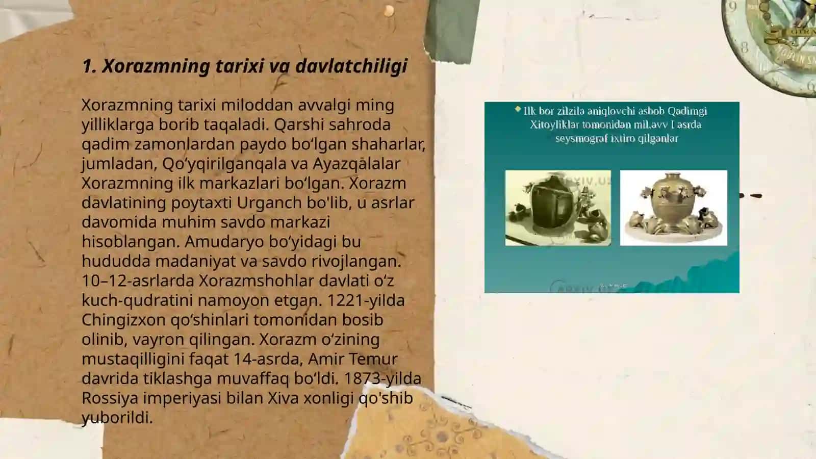 Qadimgi Xorazm madaniyati va sanati 3