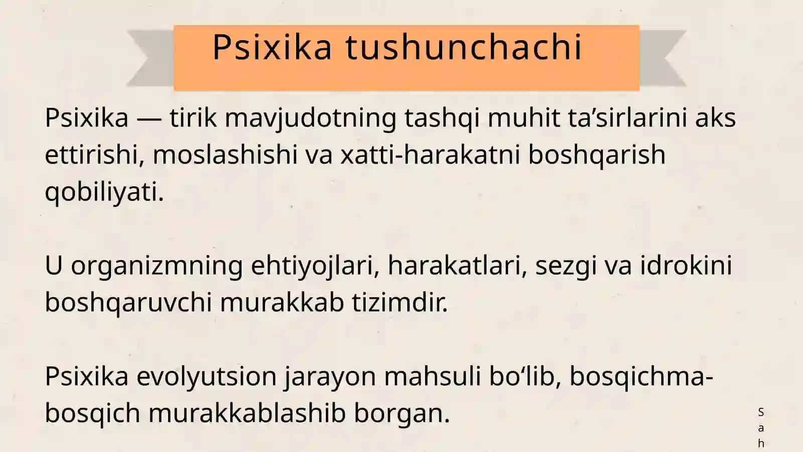 PSIXIKANING FILOGENETIK TARAQQIYOTI 3