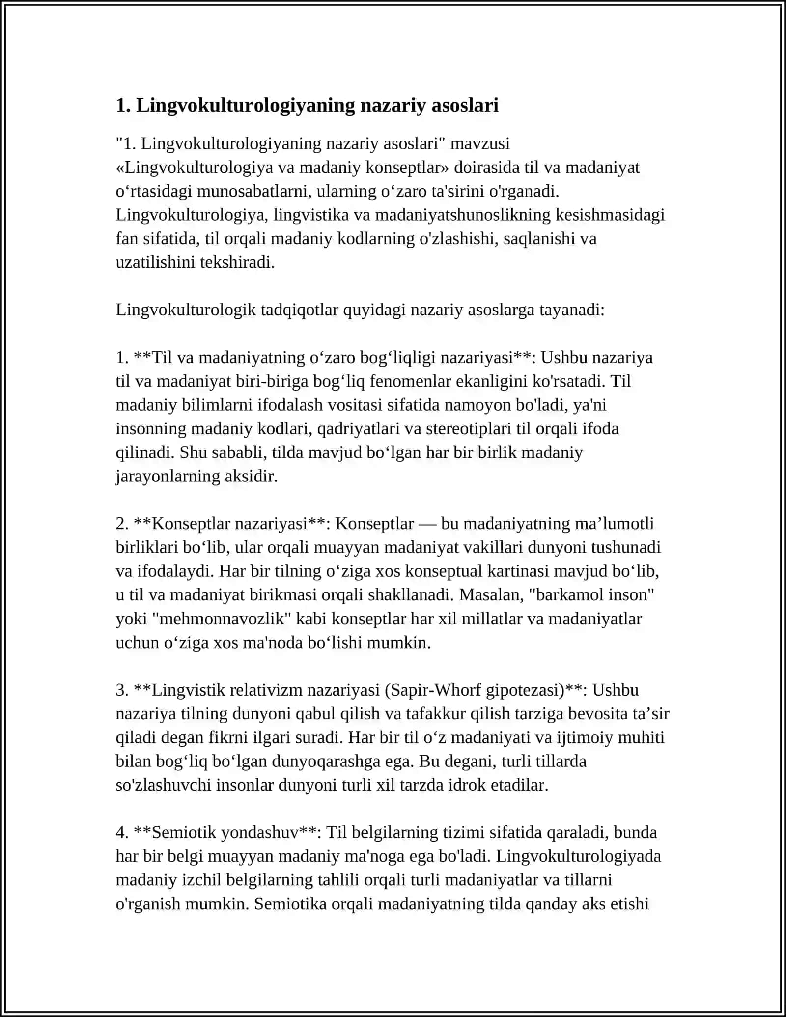 LINGVOKULTUROLOGIYA VA MADANIY KONSEPTLAR 3