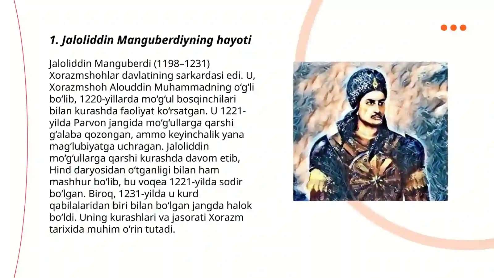 Jaloliddin Manguberdi vatan qahramoni 3