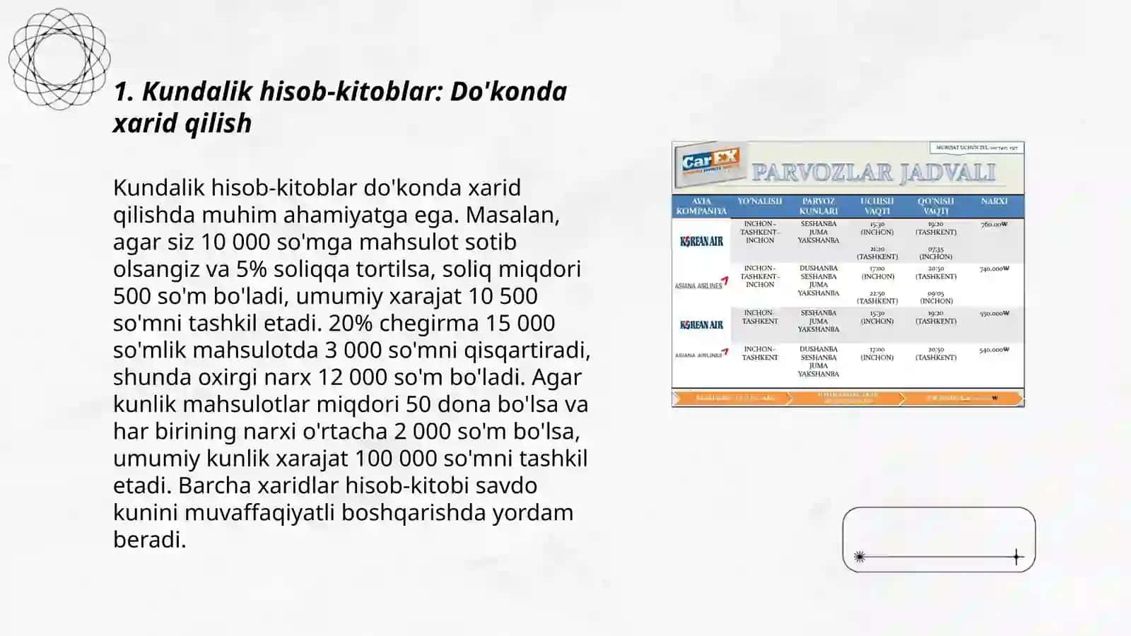 Kundalik matematika mashg'ulotlari 3
