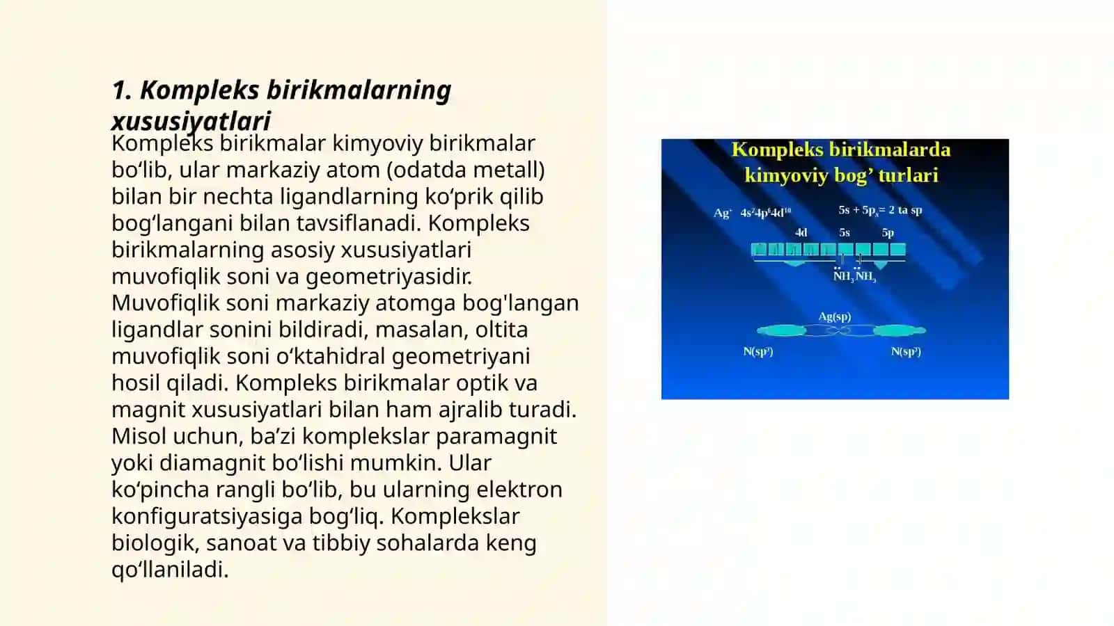 Valent bogʻlanish usuli 3