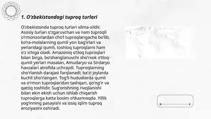 Oʻzbekistonda tuproqlar geografiyasining rivojlanishi 3