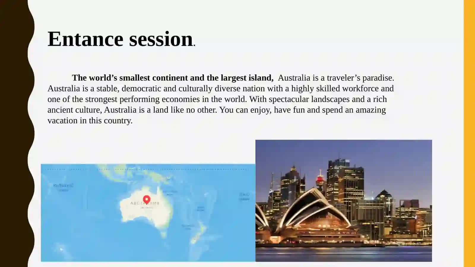 Tourism potential of Australia 3