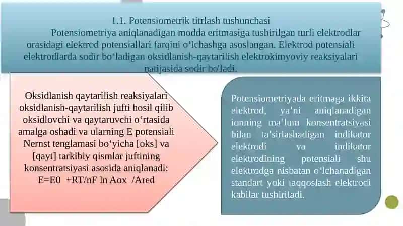 Potensiometrik titrlash 3