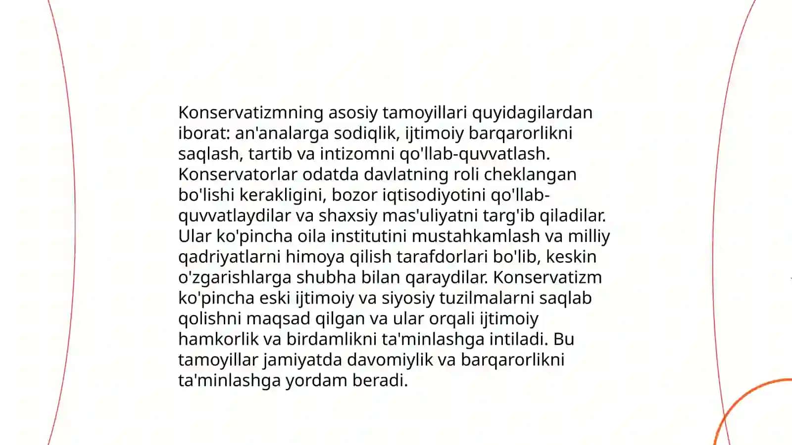 Konservatizm va sotsial-demakratiya mafkurasi 3