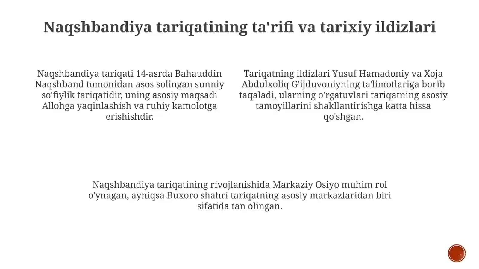 Naqshbandiya tariqati va uning mazmun mohiyati 3