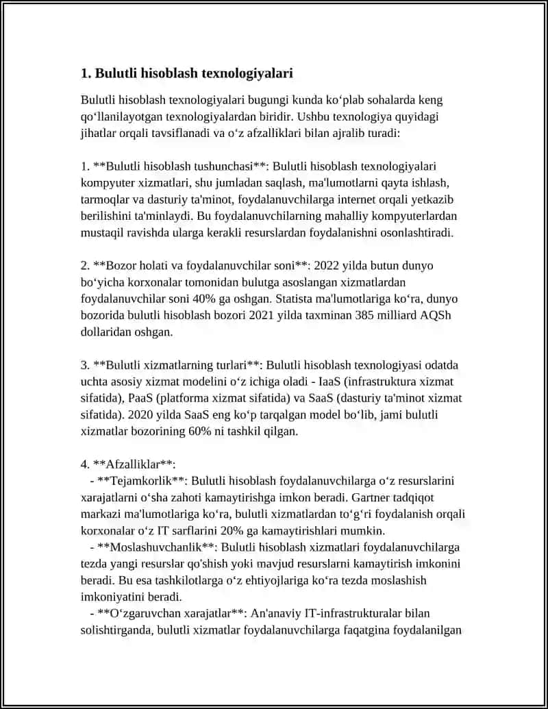Bulutli hisoblash texnologiyalari 3