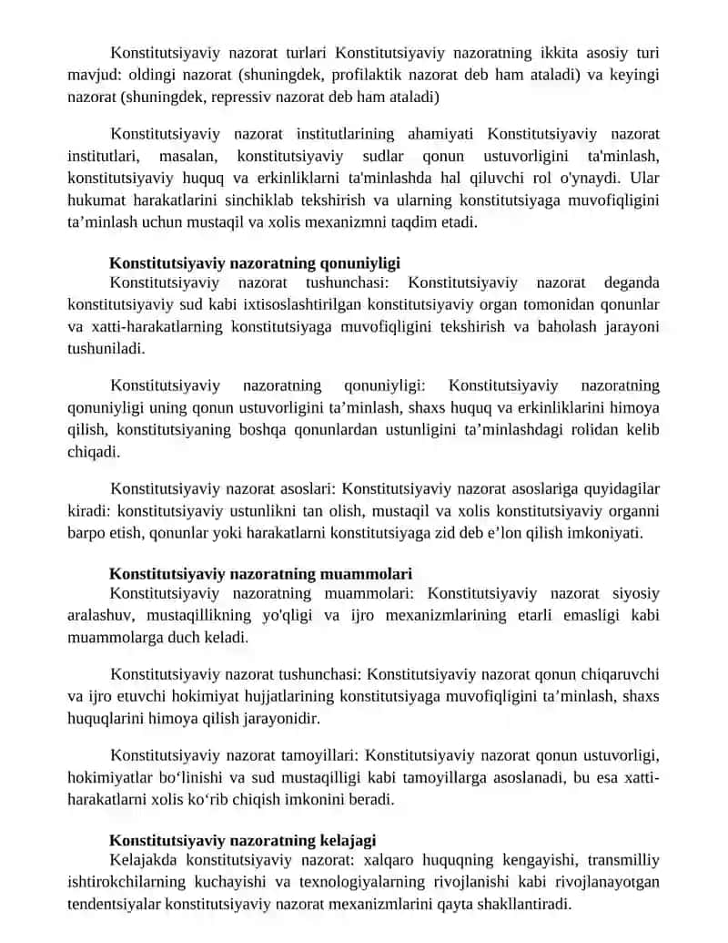 Konstitutsiyaviy Nazorat Tushunchasi Va Uning Asoslari 3