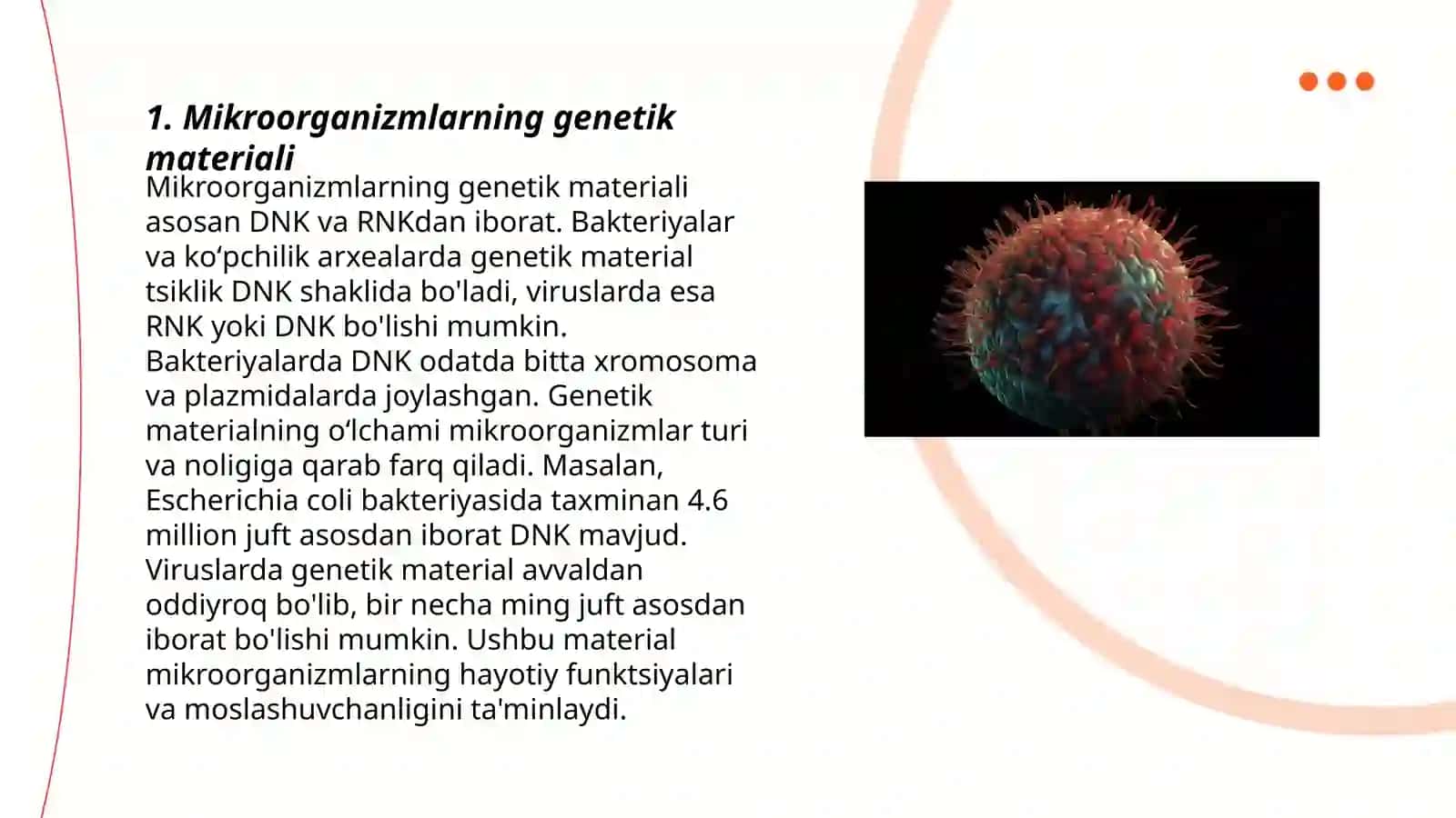 Mikroorganizmlar genetikasi 3