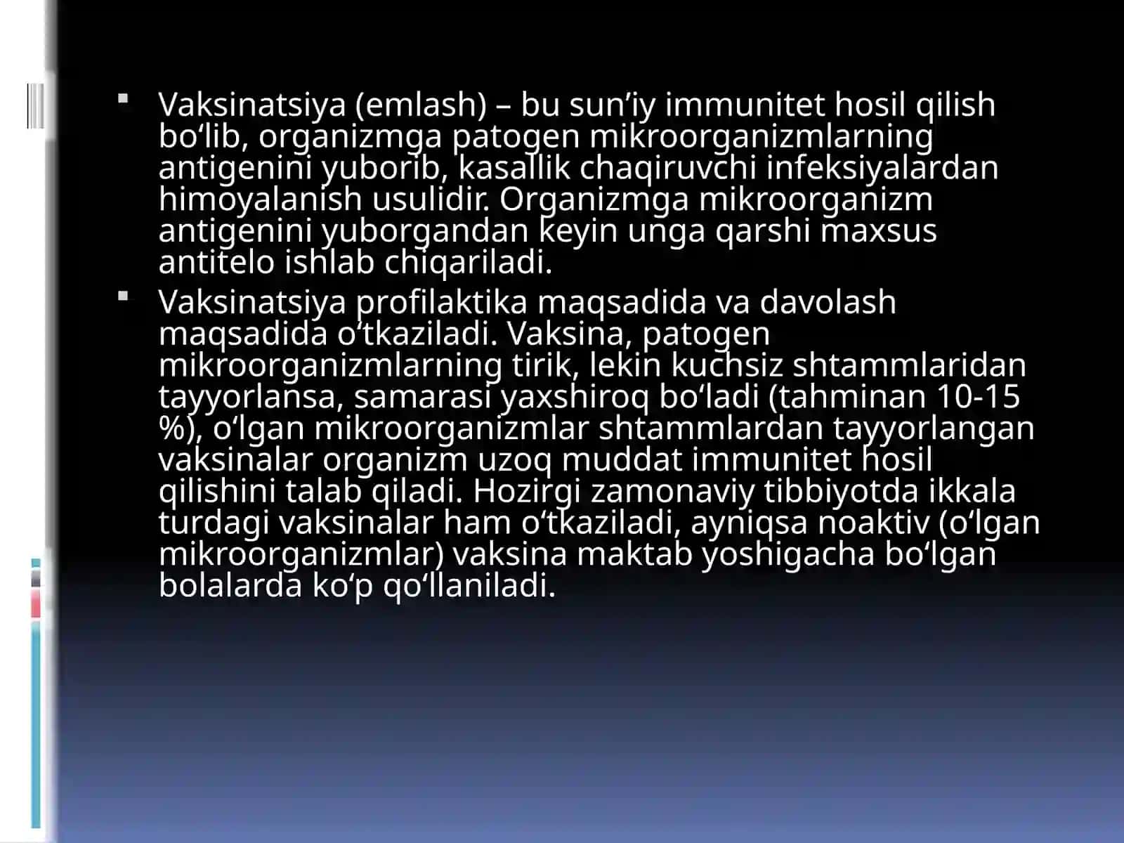 Vaksinatsiya (Emlash) 3
