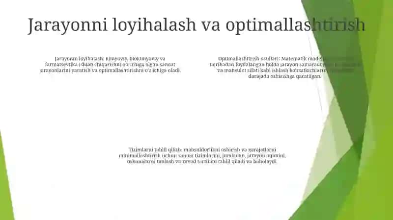 Kimyoviy Texnologiya Ishlab Chiqarishning Tizimlari 3