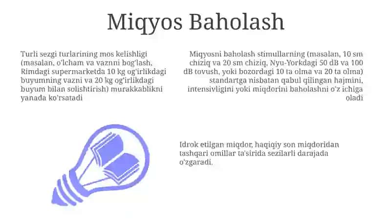 Miqdor Baholash 3