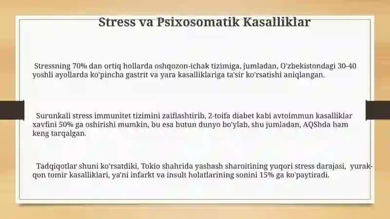 Psixosomatika va somatik kasalliklar 3